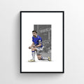 Seamus Coleman Everton Print - Captain's Passion - Forever Everton