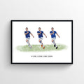 Seamus Coleman Everton Print - Evolution - Forever Everton