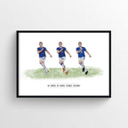Seamus Coleman Everton Print - Evolution - Forever Everton