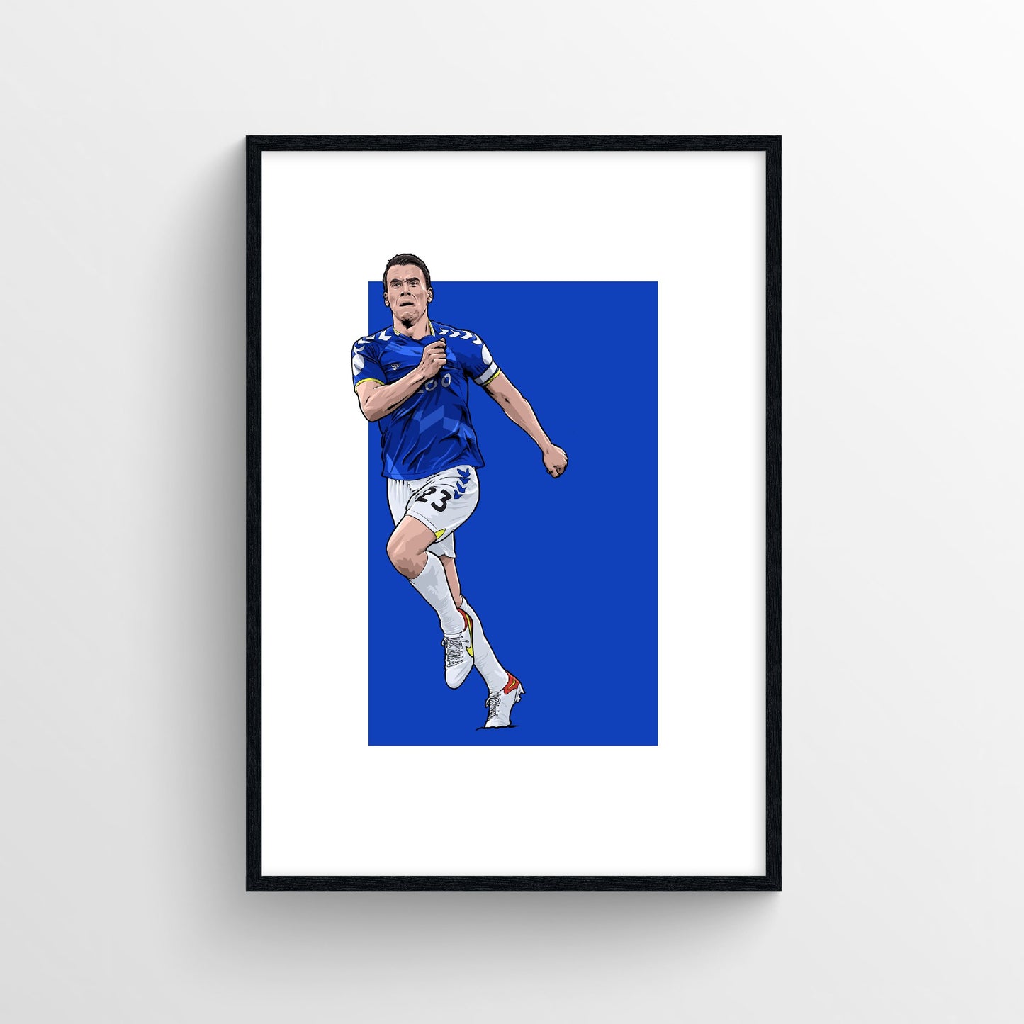 Seamus Coleman Everton Print - Leeds Goal - Forever Everton