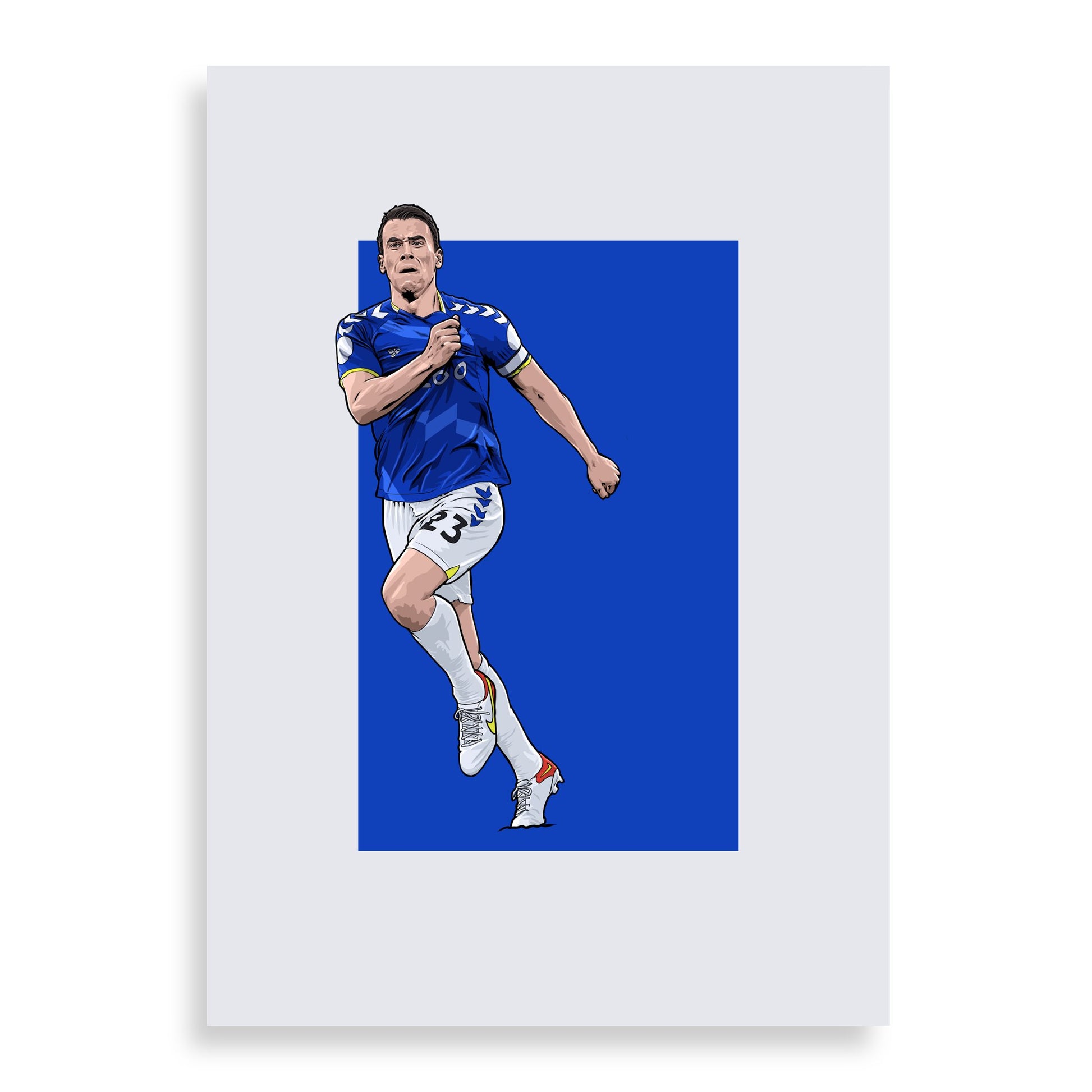 Seamus Coleman Everton Print - Leeds Goal - Forever Everton