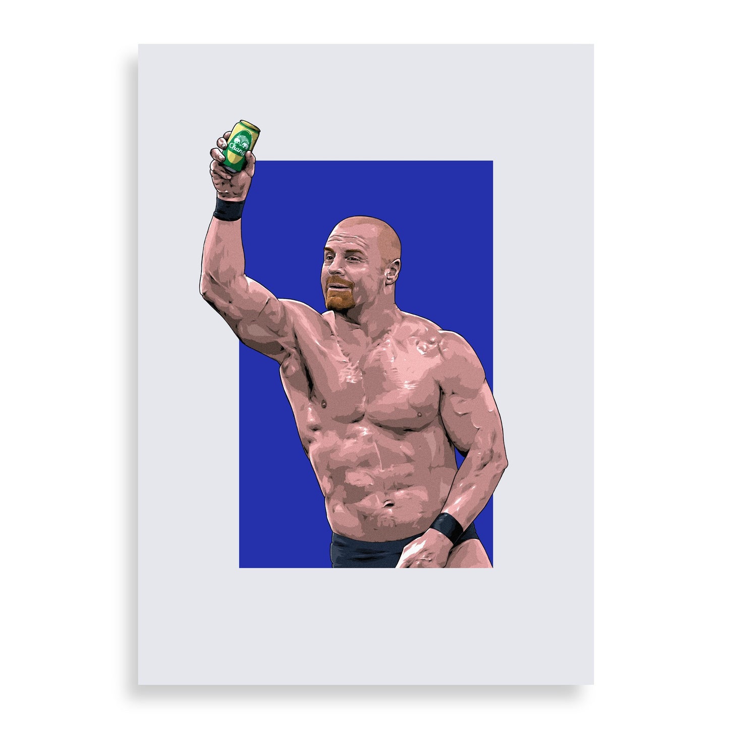 Sean Dyche Everton Print - Everton’s Austin 3:16 - Forever Everton