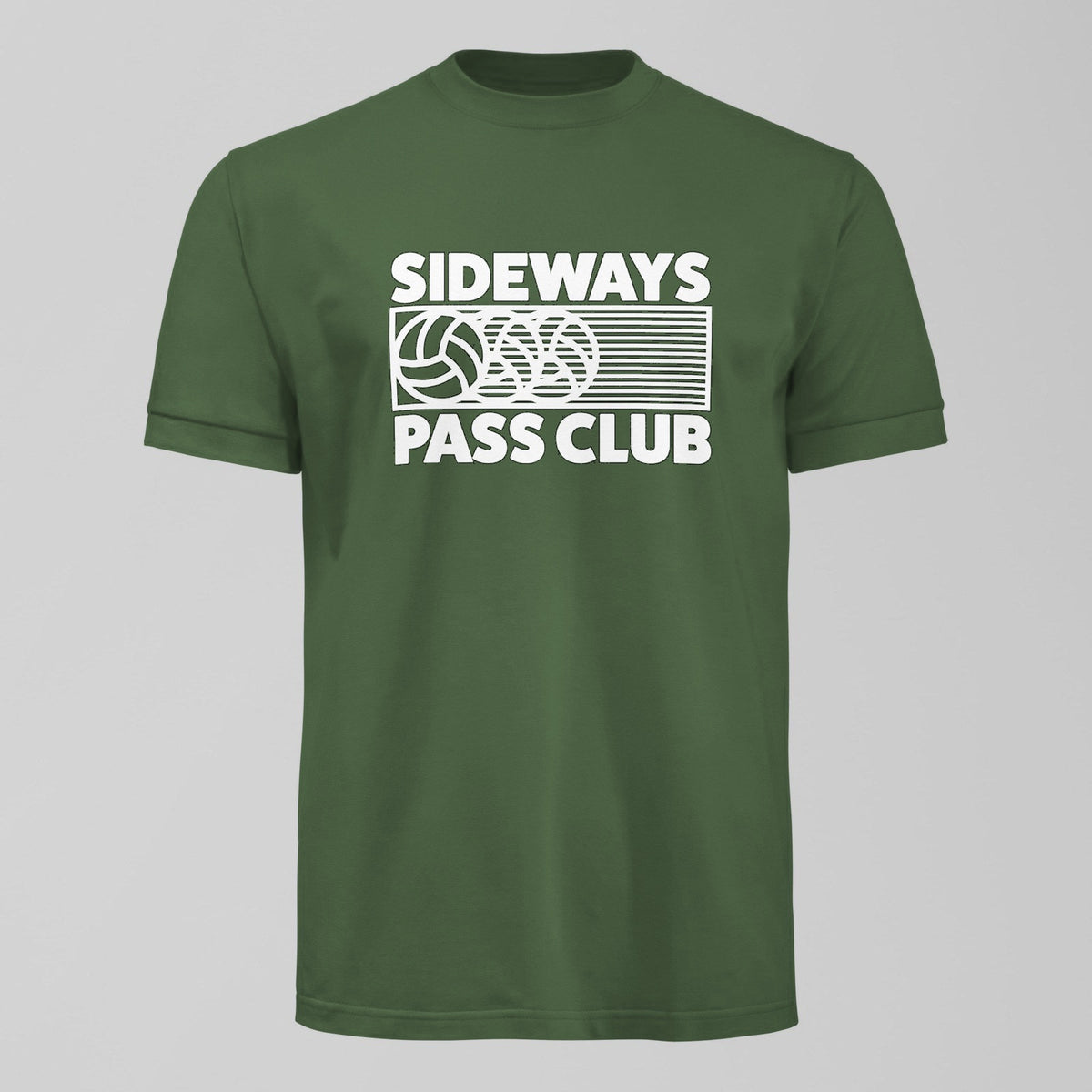 Sideways Pass Club T-Shirt in Green by Forever Everton