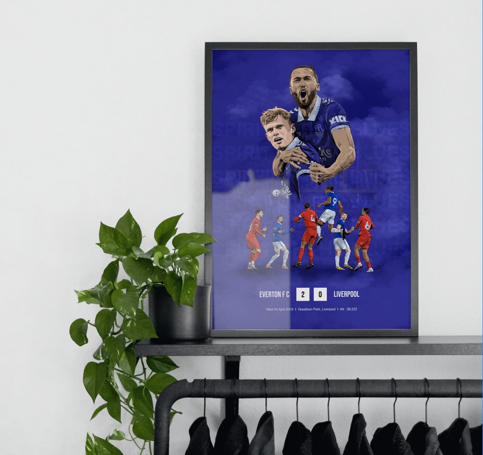 Spirit of the Blues- Liverpool 2024 - Limited Edition Artwork - Forever Everton