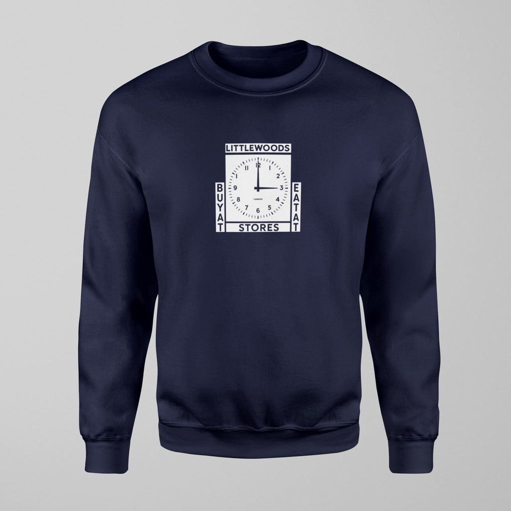 The Everton Clock Jumper in Navy by Forever Everton