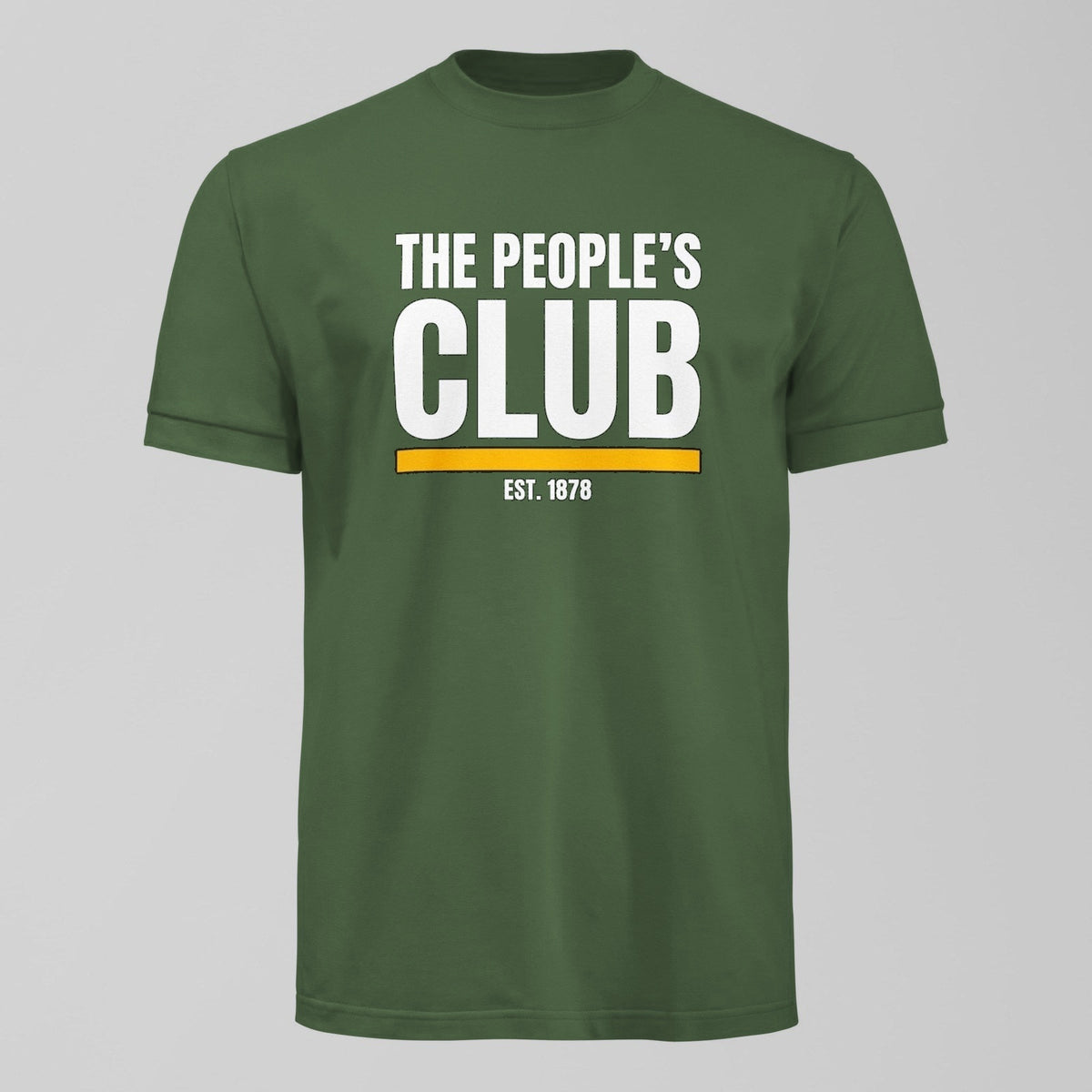 The People's Club T-Shirt in Green by Forever Everton