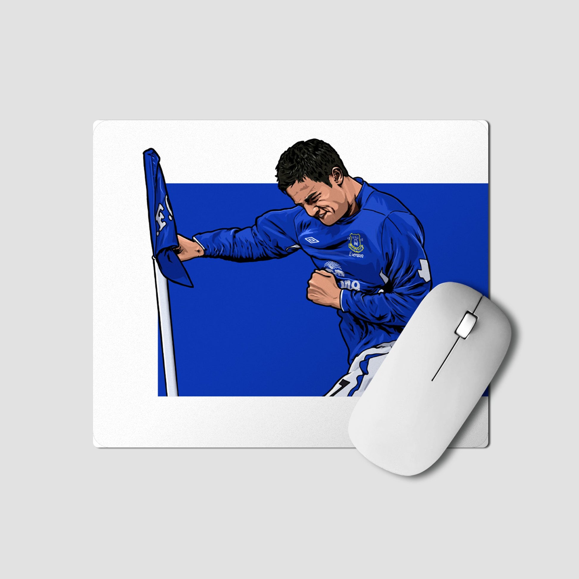 Tim Cahill - Corner Flag Boxer - Mouse Mat - Forever Everton