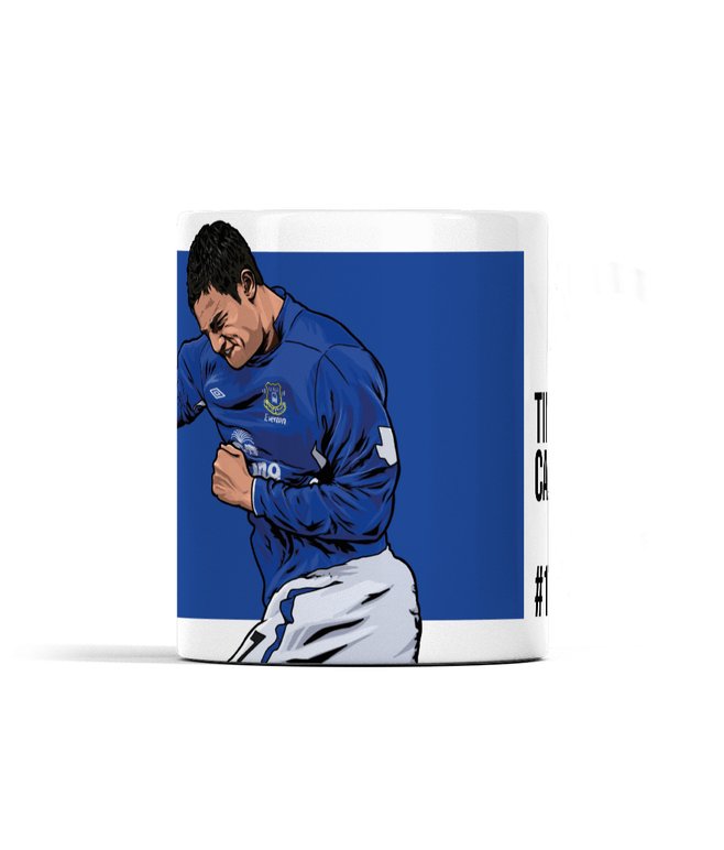 Tim Cahill - Corner Flag Boxer - Mug - Forever Everton