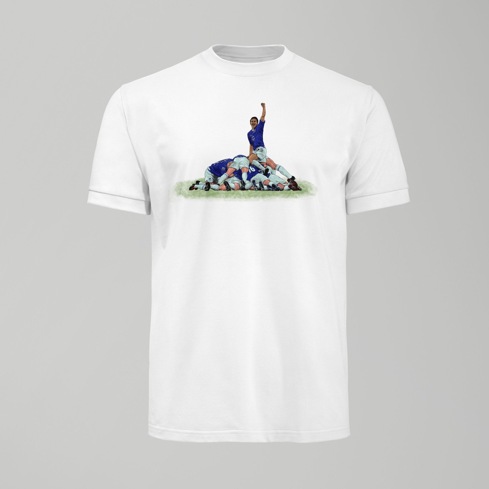 Tim Cahill - Derby Pile On - Tshirt - Forever Everton