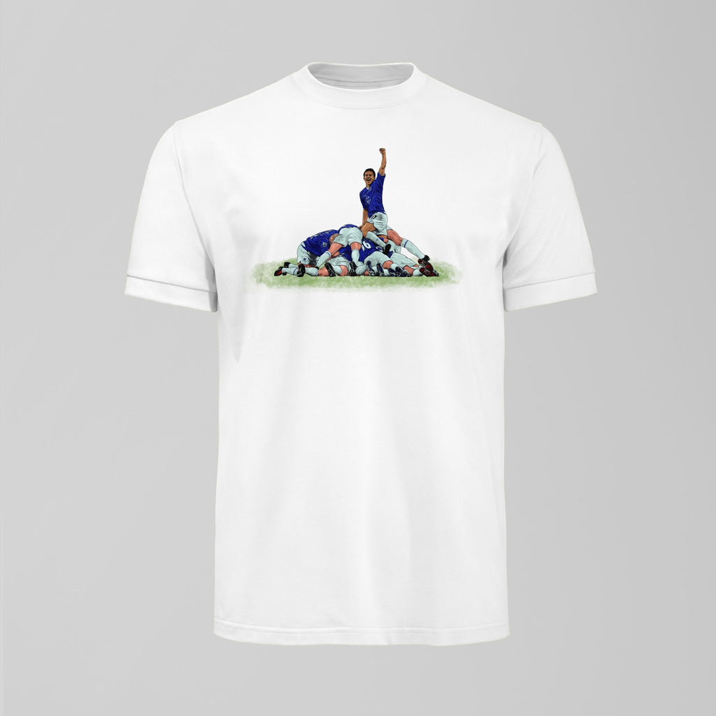 Tim Cahill Pile On T-Shirt - Forever Everton