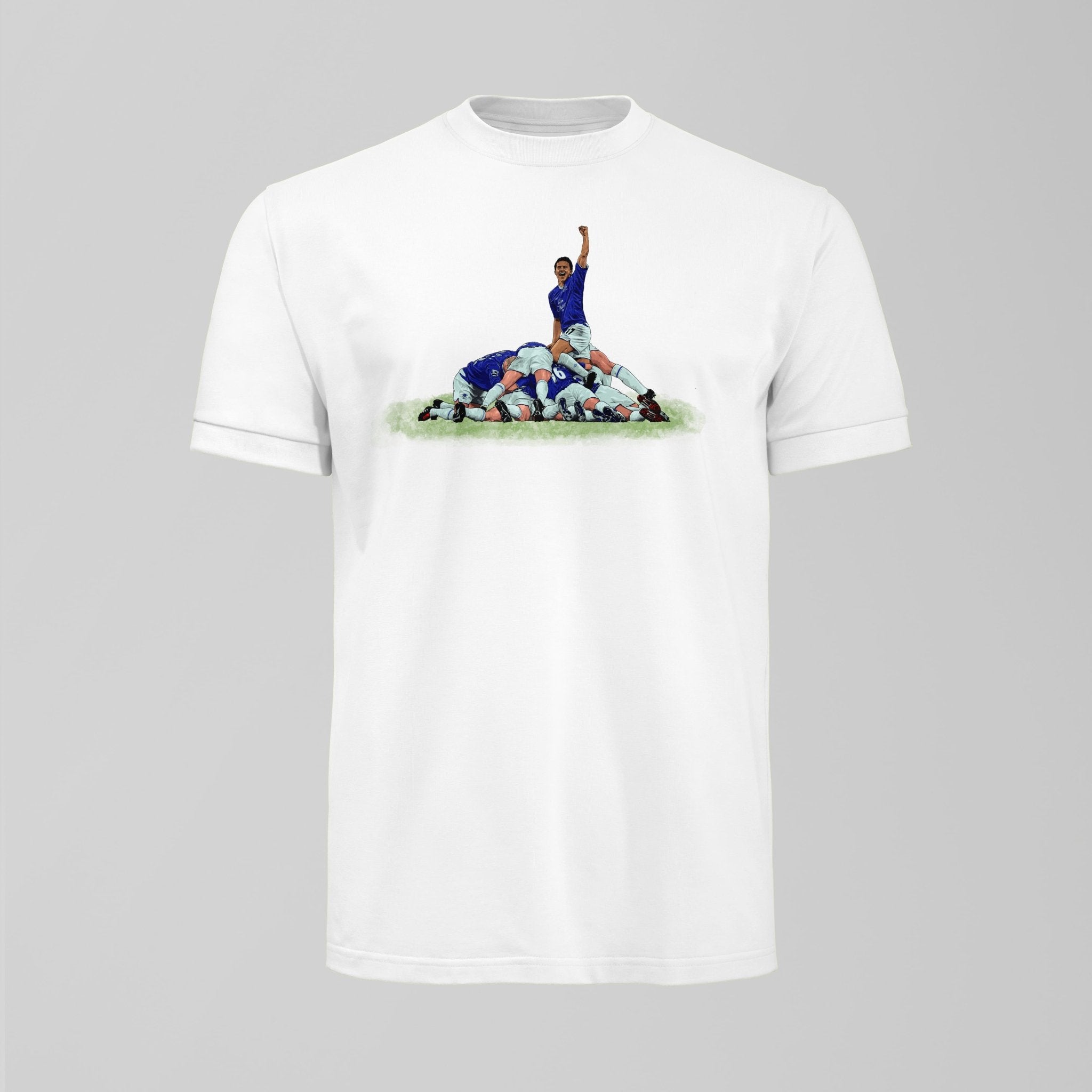 Tim Cahill Pile On T-Shirt - Forever Everton