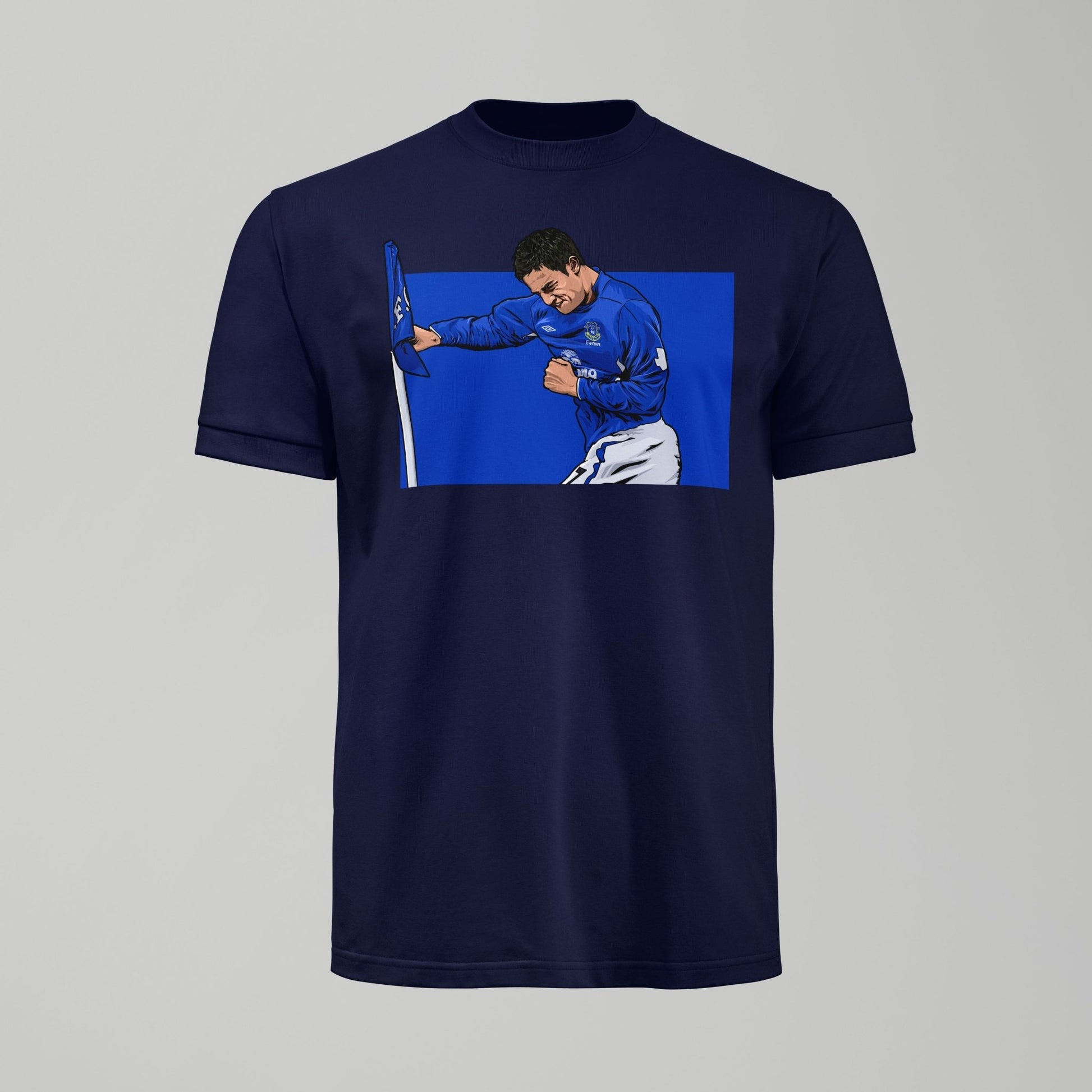 Tim Cahill Tshirt - Corner Flag Boxer - Forever Everton