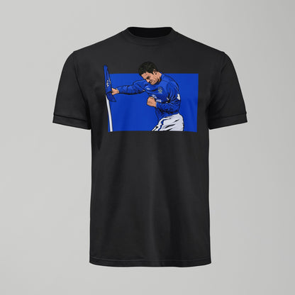 Tim Cahill Tshirt - Corner Flag Boxer - Forever Everton