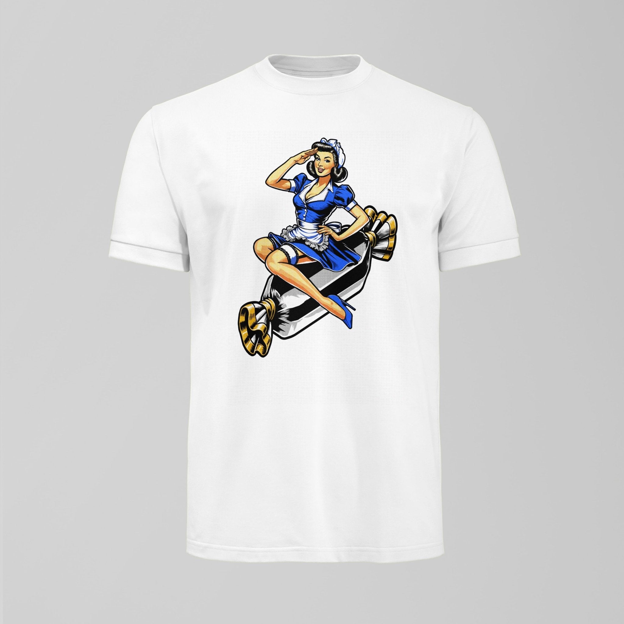 Toffee Lady Pin Up T-Shirt - Forever Everton