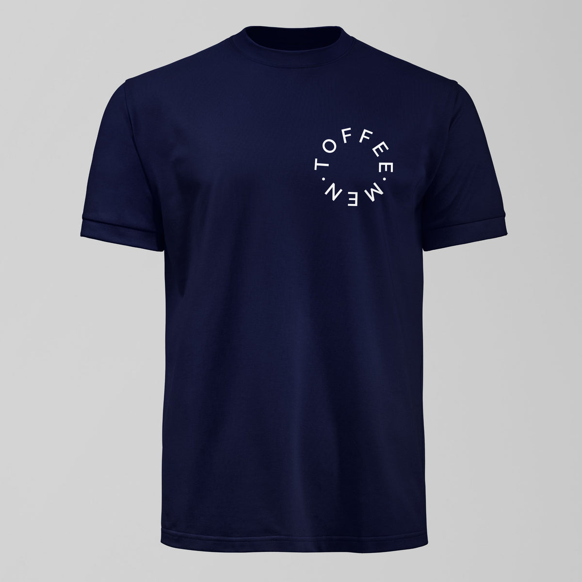 Toffee Men Small Design T-Shirt in Navy by Forever Everton