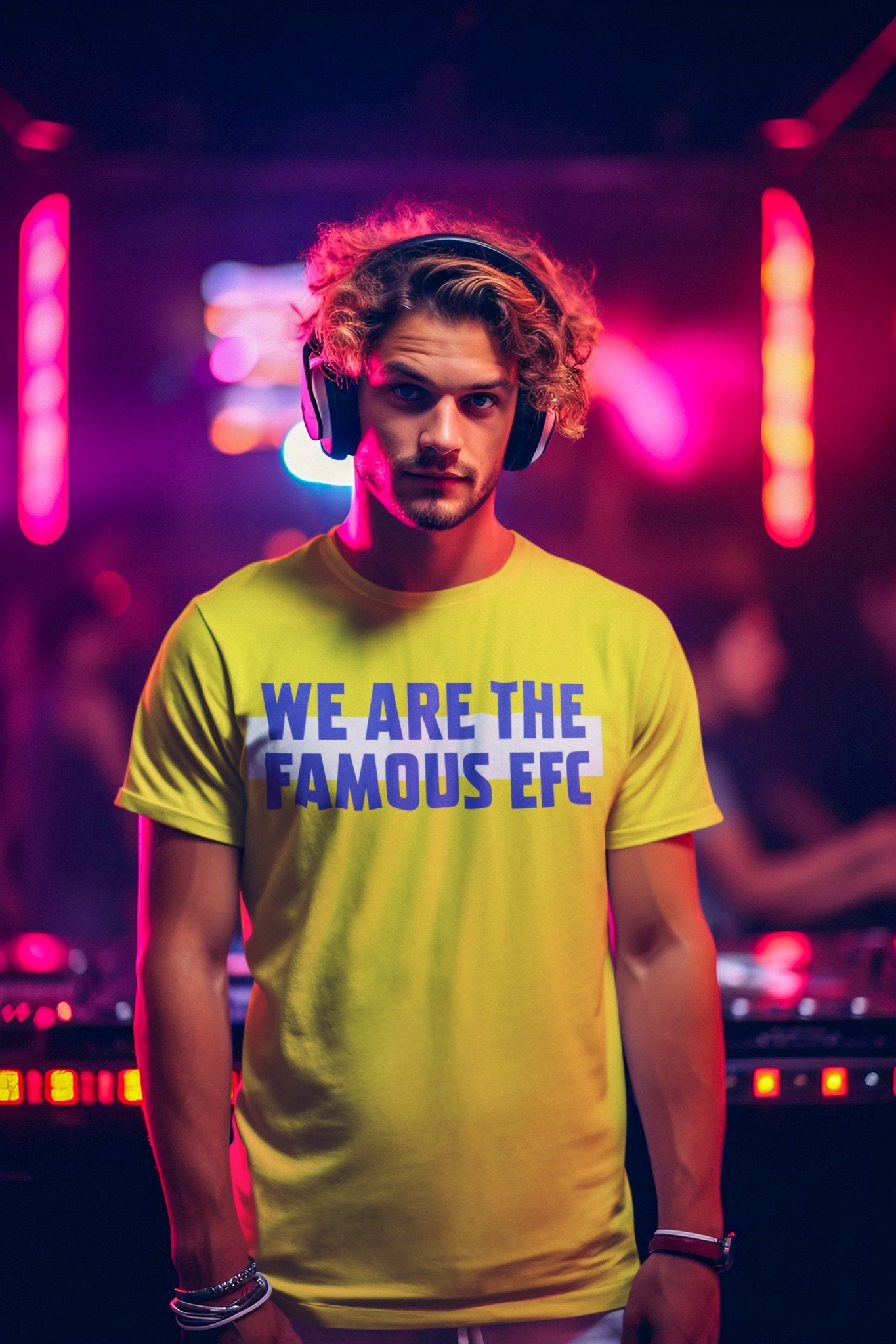 We Are The Famous EFC - Everton Banner Tshirt - Forever Everton