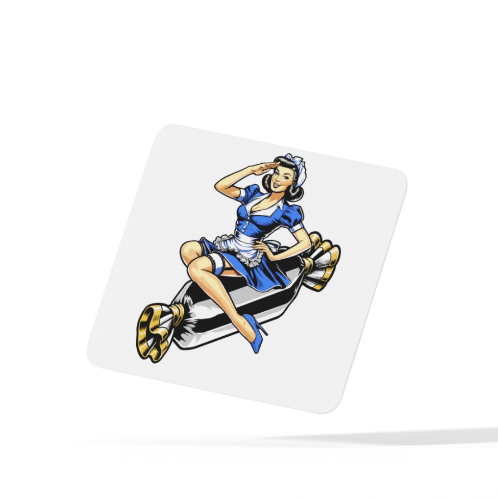 WWII Pin Up Style Toffee Lady - Everton Coaster - Forever Everton