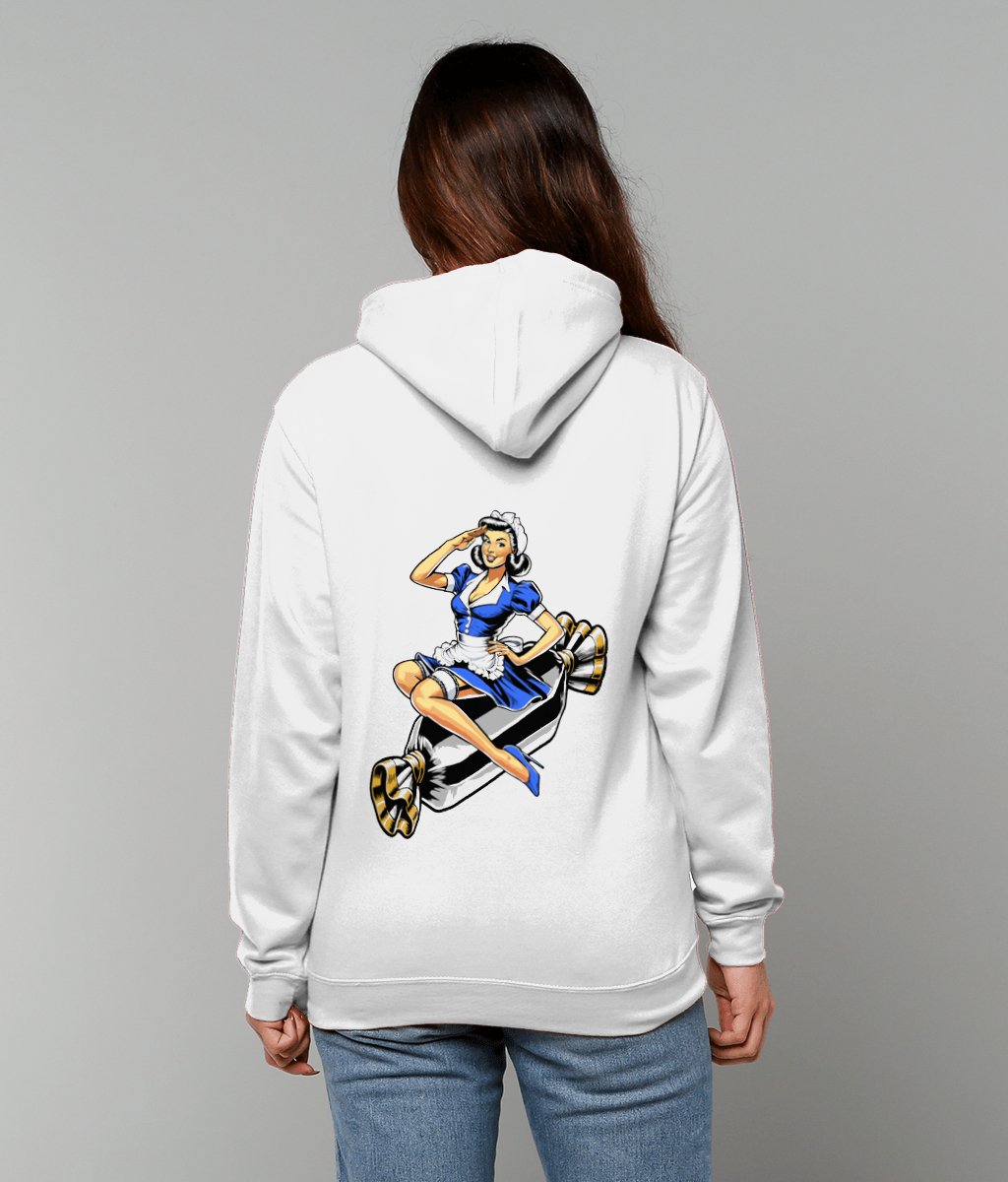 WWII Pin Up Style Toffee Lady - Everton Hoodie - Forever Everton