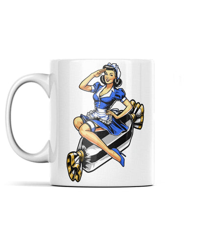 WWII Pin Up Style Toffee Lady - Everton Mug - Forever Everton