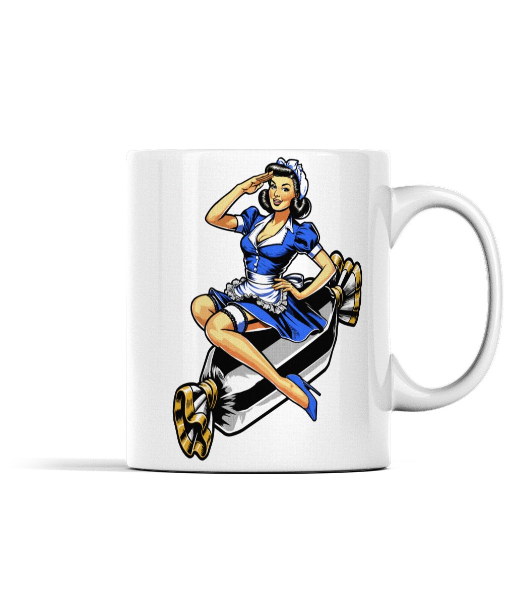 WWII Pin Up Style Toffee Lady - Everton Mug - Forever Everton