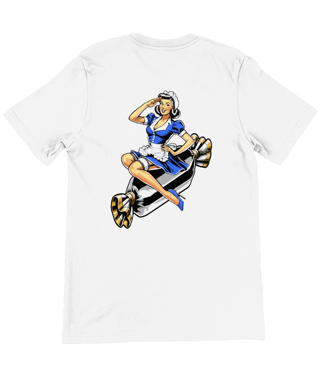 WWII Pin Up Style Toffee Lady - Everton Tshirt - Forever Everton